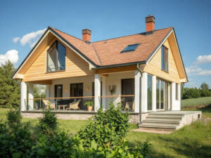 Комплектация дома из клееного бруса с мебелью